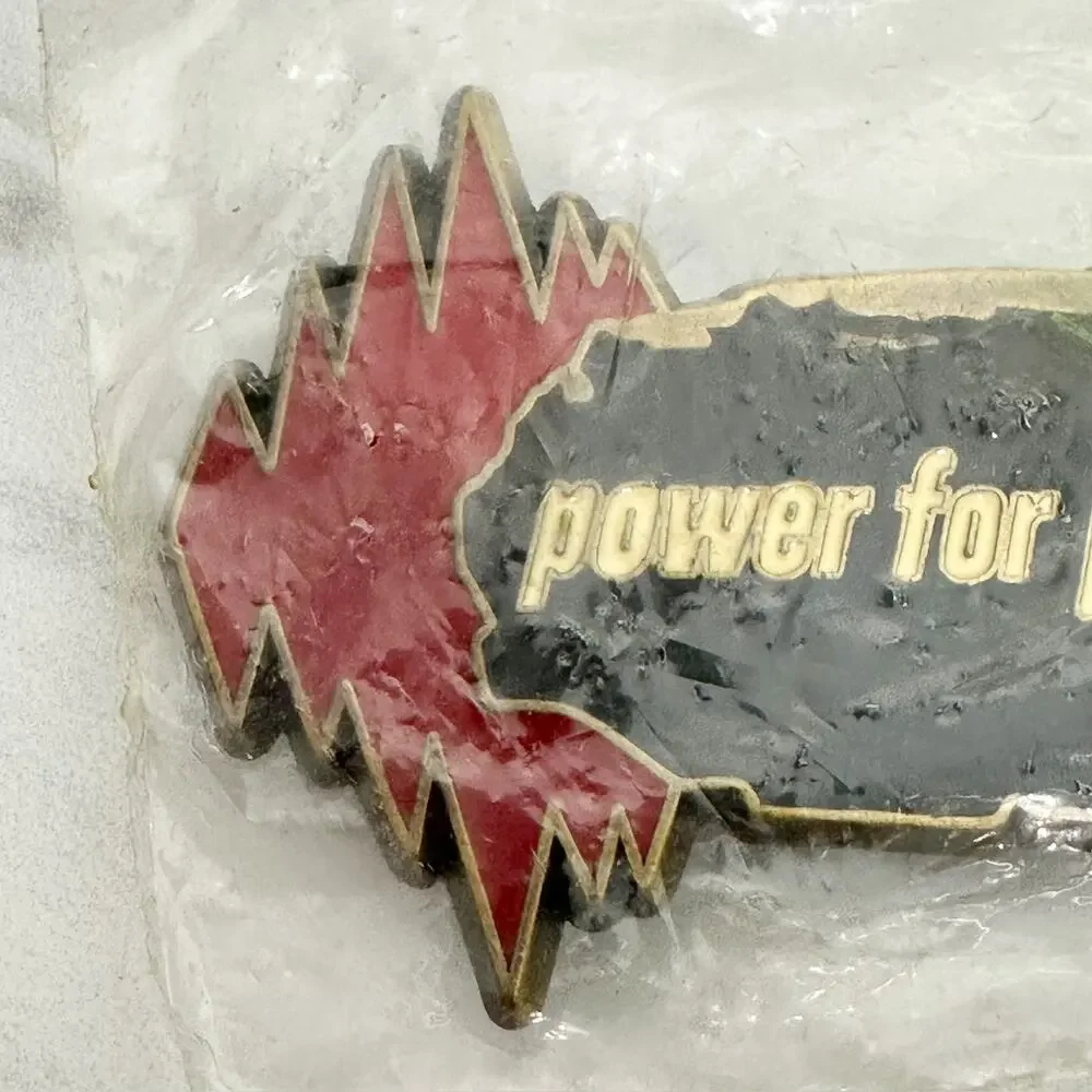 Vintage 1985 Peabody Coal Power for Progress Mining Belt Buckle Collectible ✨